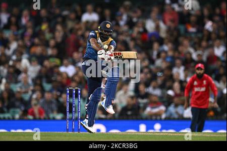 Bhanuka Rajapaksa au Sri Lanka lors du match de la coupe du monde T20 au Sydney Cricket Ground, Sydney. Date de la photo: Samedi 5 novembre 2022. Banque D'Images