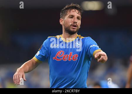 Dries Mertens de SSC Napoli lors du match de football de l'UEFA Europa League Group C entre SSC Napoli et Legia Warszawa au Stadio Diego Armando Maradona Naples Italie le 21 octobre 2021. (Photo de Franco Romano/NurPhoto) Banque D'Images