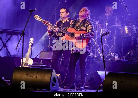 Spectacle des rois de Gypsy par André Reyes au Coliseu do Porto, sur 23 octobre 2021, Porto, Portugal (photo de Rita Franca/NurPhoto) Banque D'Images