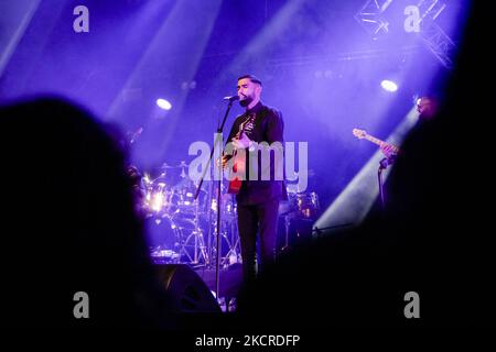 Spectacle des rois de Gypsy par André Reyes au Coliseu do Porto, sur 23 octobre 2021, Porto, Portugal (photo de Rita Franca/NurPhoto) Banque D'Images