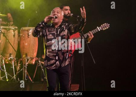 Spectacle des rois de Gypsy par André Reyes au Coliseu do Porto, sur 23 octobre 2021, Porto, Portugal (photo de Rita Franca/NurPhoto) Banque D'Images