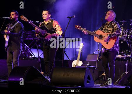 Spectacle des rois de Gypsy par André Reyes au Coliseu do Porto, sur 23 octobre 2021, Porto, Portugal (photo de Rita Franca/NurPhoto) Banque D'Images