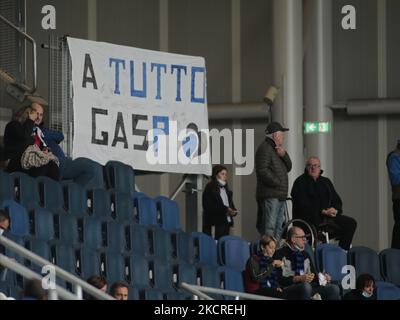 Le public pendant la série Un match entre Atalanta et Udinese à Bergame, sur 24 octobre 2021 (photo de Loris Roselli/NurPhoto) Banque D'Images