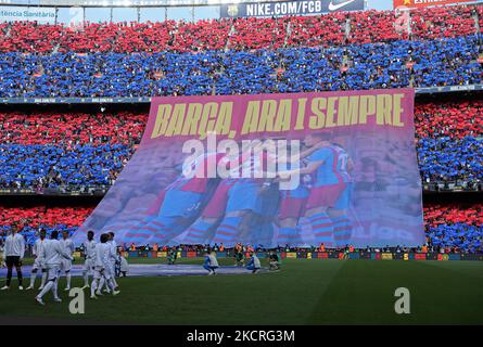 Match entre le FC Barcelone et le Real Madrid, correspondant à la semaine 10 de la Liga Santandere, joué au Camp Nou Stadium, le 24th octobre 2021, à Barcelone, Espagne. -- (photo par Urbanandsport/NurPhoto) Banque D'Images