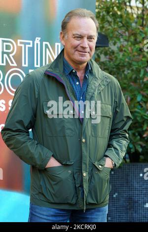 Bertin Osborne posant aux photographes lors de la présentation de son nouvel album à l'hôtel Wellington on 27 octobre 2021 à Madrid, Espagne (photo d'Oscar Gonzalez/NurPhoto) Banque D'Images