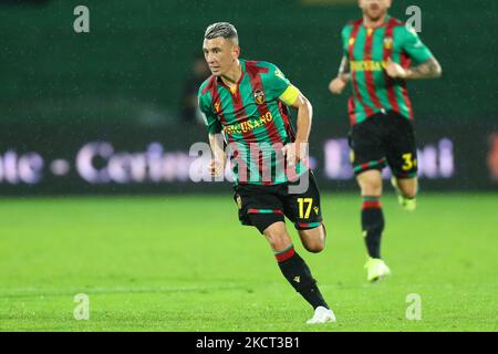 Cesar Falletti (Ternana) pendant la Ligue italienne de championnat de football BKT Ternana Calcio vs Como 1907 sur 01 novembre 2021 au Stadio Libero Liberati à Terni, Italie (photo par Luca Marchetti/LiveMedia/NurPhoto) Banque D'Images