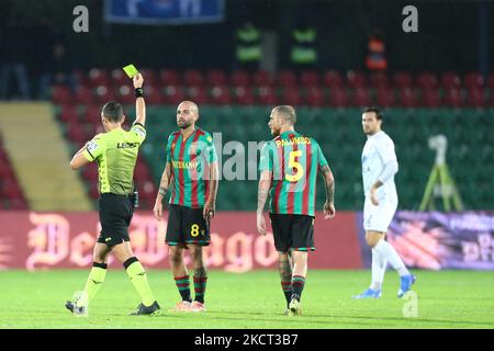 Admon Proietti Mattia (Ternana) pendant la Ligue italienne de championnat de football BKT Ternana Calcio vs Côme 1907 sur 01 novembre 2021 au Stadio Libero Liberati à Terni, Italie (photo par Luca Marchetti/LiveMedia/NurPhoto) Banque D'Images