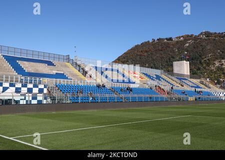 Vue du stand du stade G. Sinigaglia pendant la Ligue italienne de championnat de football BKT Como 1907 vs AC Perugia sur 06 novembre 2021 au Stadio Giuseppe Sinigaglia à Côme, Italie (photo de Francesco Scaccianoce/LiveMedia/NurPhoto) Banque D'Images