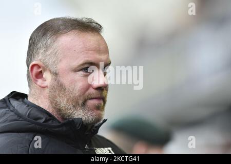 Wayne Rooney, directeur du comté de Derby, lors du match de championnat Sky Bet entre Millwall et Derby County à la Den, Londres, le samedi 6th novembre 2021. (Photo par Ivan Yordanov/MI News/NurPhoto) Banque D'Images