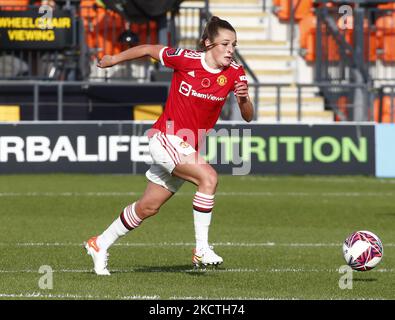 Ella Toone de Manchester United Women pendant la Barclays FA Women's Super League entre Tottenham Hotspur et Manchester United à The Hive, Barnett, Royaume-Uni, le 07th novembre 2021 (photo par action Foto Sport/NurPhoto) Banque D'Images