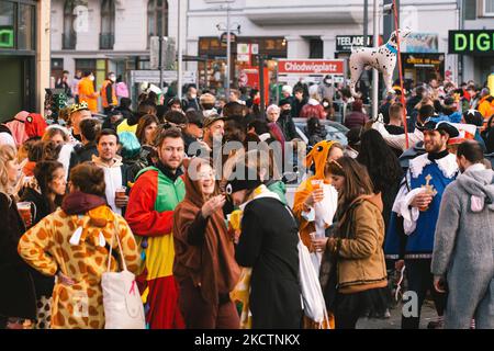 fête du carnaval le 11 novembre 2021 (photo de Ying Tang/NurPhoto) Banque D'Images