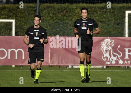 Arbitre Marco Pilleri pendant la série Un match entre A.S. Roma Women et ACF Fiorentina Femmile au stadio Tre Fontane le 14th novembre 2021 à Rome, Italie. (Photo de Domenico Cippitelli/LiveMedia/NurPhoto) Banque D'Images