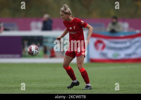 Jasmine Matthews, de Liverpool, lors du match de championnat féminin FA entre Durham Women FC et Liverpool au château de Maiden, à Durham City, le dimanche 14th novembre 2021. (Photo de Mark Fletcher/MI News/NurPhoto) Banque D'Images