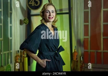 L'actrice Ana Milan lors de l'anniversaire 75th du Licor 43 à Madrid, espagne (photo d'Oscar Gonzalez/NurPhoto) Banque D'Images