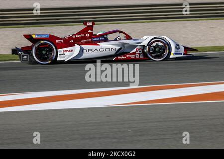 99 Antonio Giovinazzi (ita), Dragon Penske Autosport, action lors du test pré-saison ABB Formule E au circuit Ricardo Tormo à Valence sur 30 novembre en Espagne. (Photo par Xavier Bonilla/NurPhoto) Banque D'Images