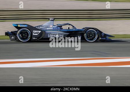 17 Nyck de Vries (Ned), Mercedes EQ Formula E Team, action lors des essais pré-saison ABB Formula E au circuit Ricardo Tormo à Valence sur 30 novembre en Espagne. (Photo par Xavier Bonilla/NurPhoto) Banque D'Images