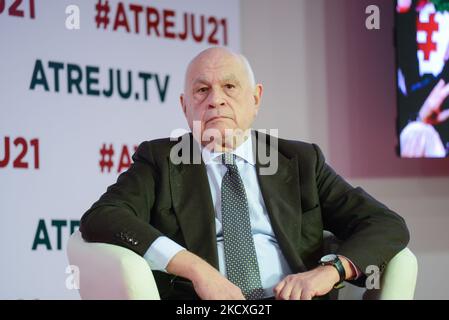 Carlo Nordio, magistrat pendant les nouvelles d'Atreju, manifestation organisée par le parti Fratelli dâ€™Italia sur 08 décembre 2021 à Rome, Italie (photo de Gloria Imbrogno/LiveMedia/NurPhoto) Banque D'Images