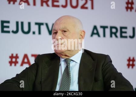 Carlo Nordio, magistrat pendant les nouvelles d'Atreju, manifestation organisée par le parti Fratelli dâ€™Italia sur 08 décembre 2021 à Rome, Italie (photo de Gloria Imbrogno/LiveMedia/NurPhoto) Banque D'Images