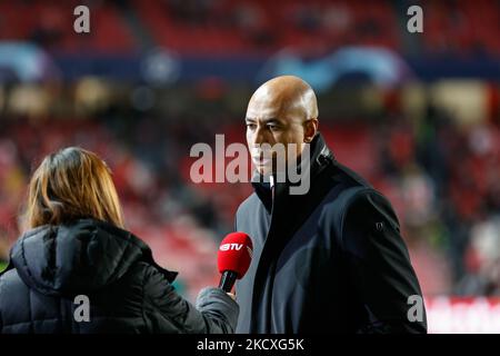 Luisão de SL Benfica lors du match de l'UEFA Champions League groupe E entre SL Benfica et Dinamo Kiev à Estadio da Luz sur 08 décembre 2021 à Lisbonne, Portugal. (Photo de Paulo Nascimento/NurPhoto) Banque D'Images