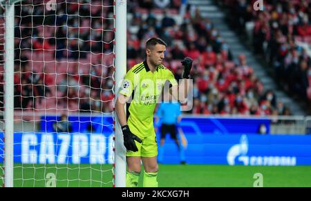 Lors du match de groupe E de la Ligue des champions de l'UEFA entre SL Benfica et Dinamo Kiev à Estadio da Luz sur 08 décembre 2021 à Lisbonne, Portugal. (Photo de Paulo Nascimento/NurPhoto) Banque D'Images
