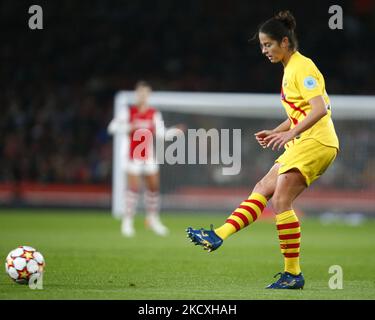 Marta Torrejon du FC Barcelona Femeni lors du groupe C de la Ligue des champions des femmes entre Arsenal Women et Barcelone Femenino au stade Emirates, Crawly, le 09th décembre 2021 (photo par action Foto Sport/NurPhoto) Banque D'Images