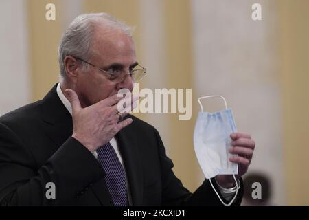 MICHAEL Bolton, inspecteur général de la police du Capitole DES ÉTATS-UNIS, lors d'une audition sur l'attaque de surveillance de 06 janvier contre le Capitole, aujourd'hui sur 07 décembre 2021 au Sénat de Russell/Capitol Hill à Washington DC, États-Unis. (Photo de Lénine Nolly/NurPhoto) Banque D'Images