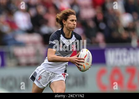 Courtney Winfield-Hill England lors du match de coupe du monde de rugby féminin England Women vs Canada Women au stade DW, Wigan, Royaume-Uni, 5th novembre 2022 (photo de Mark Cosgrove/News Images) Banque D'Images