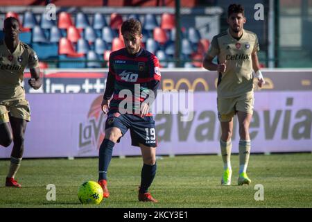 Portrait de Palmiero Luca (Cosenza) pendant le match de football italien série B Cosenza Calcio vs AC Pise sur 18 décembre 2021 au stade San Vito - Gigi Marulla à Cosenza, Italie (photo de Valentina Giannettoni/LiveMedia/NurPhoto) Banque D'Images