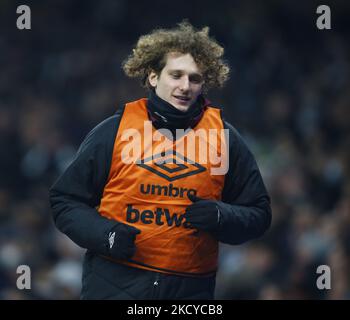 Aji AleseAlex KralTottenham Hotspur et West Ham United au stade Tottenham Hotspur, Londres, Angleterre, le 22nd décembre 2021 (photo d'action Foto Sport/NurPhoto) Banque D'Images