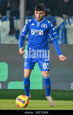 Fabiano Parisi (Empoli) pendant le football italien série Un match Empoli FC vs AC Milan sur 22 décembre 2021 au stade Carlo Castellani à Empoli, Italie (photo de Fabio Fagiolini/LiveMedia/NurPhoto) Banque D'Images