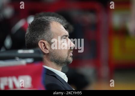 grbic nikola (1Â° sir safety conad pérouse) pendant le Volleyball Italien Serie A Men SuperLeague Championship Sir safety Conad Pérouse vs Volley Verona sur 29 décembre 2021 au PalaBarton à Pérouse, Italie (photo par Loris Cerquiglini/LiveMedia/NurPhoto) Banque D'Images