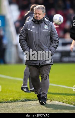 John Yems, directeur de Crawley Town, lors de la première moitié du match Sky Bet League 2 entre Northampton Town et Crawley Town au PTS Academy Stadium, Northampton, le samedi 8th janvier 2022. (Photo de John Cripps/MI News/NurPhoto) Banque D'Images