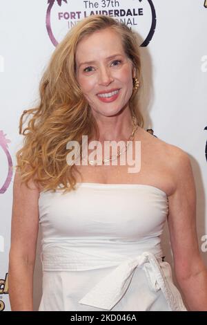 Miami, États-Unis d'Amérique. 04th novembre 2022. HOLLYWOOD, FL - 4 NOV : Kimberly Quinn est vue sur le tapis rouge du Festival international du film de fort Lauderdale 37th au Seminole Hard Rock Hotel & Casino à Hollywood, Floride sur 04 novembre 2022 (photo par Alberto E. Tamargo/Sipa USA) crédit : SIPA USA/Alay Live News Banque D'Images