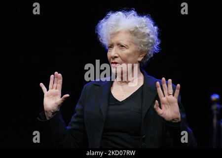 Maui Mira au spectacle graphique de la pièce «Ulis» de James Joyce, au Quique San Francisco Theatre, sur 11 janvier 2022, à Madrid (Espagne). (Photo par Oscar Gonzalez/NurPhoto) Banque D'Images