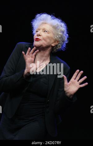 Maui Mira au spectacle graphique de la pièce «Ulis» de James Joyce, au Quique San Francisco Theatre, sur 11 janvier 2022, à Madrid (Espagne). (Photo par Oscar Gonzalez/NurPhoto) Banque D'Images