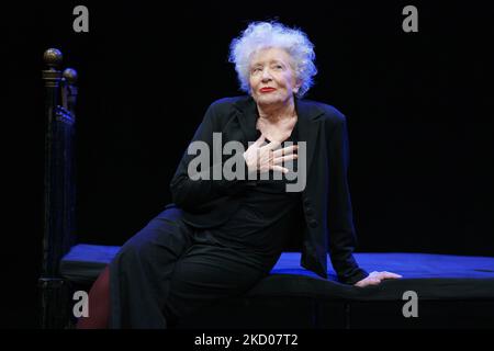 Maui Mira au spectacle graphique de la pièce «Ulis» de James Joyce, au Quique San Francisco Theatre, sur 11 janvier 2022, à Madrid (Espagne). (Photo par Oscar Gonzalez/NurPhoto) Banque D'Images