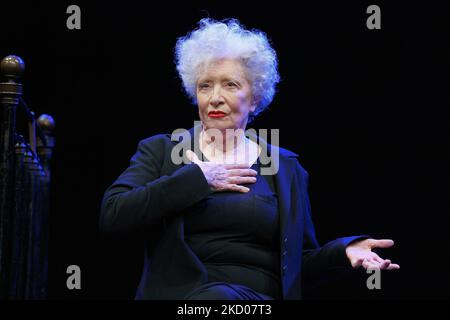 Maui Mira au spectacle graphique de la pièce «Ulis» de James Joyce, au Quique San Francisco Theatre, sur 11 janvier 2022, à Madrid (Espagne). (Photo par Oscar Gonzalez/NurPhoto) Banque D'Images