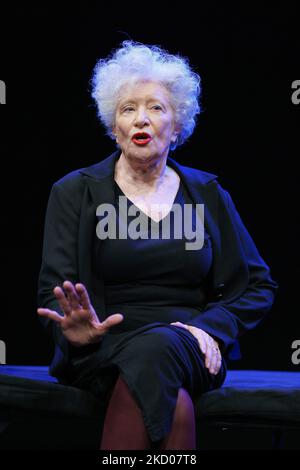 Maui Mira au spectacle graphique de la pièce «Ulis» de James Joyce, au Quique San Francisco Theatre, sur 11 janvier 2022, à Madrid (Espagne). (Photo par Oscar Gonzalez/NurPhoto) Banque D'Images