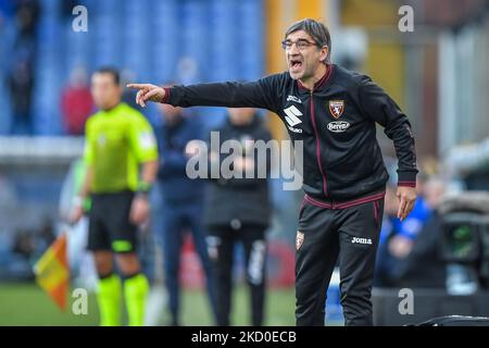 Ivan Juric entraîneur-chef (Turin) pendant le football italien série A match UC Sampdoria vs Torino FC sur 15 janvier 2022 au stade Luigi Ferraris de Gênes, Italie (photo par Danilo Vigo/LiveMedia/NurPhoto) Banque D'Images