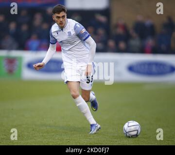 Ollie Kensdale de Southend United lors du FA Trophy quatrième tour entre Dagenham et Redbridge et Southend United à Victoria Road, Dagenham, Royaume-Uni, le 15th janvier 2022 (photo par action Foto Sport/NurPhoto) Banque D'Images