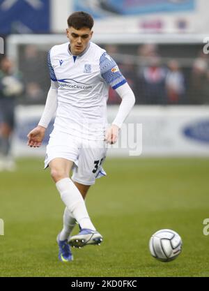 Ollie Kensdale de Southend United lors du FA Trophy quatrième tour entre Dagenham et Redbridge et Southend United à Victoria Road, Dagenham, Royaume-Uni, le 15th janvier 2022 (photo par action Foto Sport/NurPhoto) Banque D'Images