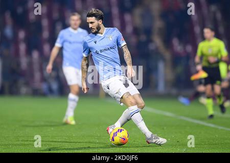 Luis Alberto de SS Lazio pendant la série Un match entre les Etats-Unis Salernitana 1919 et SS Lazio au Stadio Arechi, Salerno, Italie, le 15 janvier 2022. (Photo de Giuseppe Maffia/NurPhoto) Banque D'Images