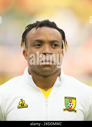 Pierre Kunde du Cameroun pendant le Cameroun contre Cap Vert, coupe africaine des nations, au stade Olempe sur 17 janvier 2022. (Photo par Ulrik Pedersen/NurPhoto) Banque D'Images