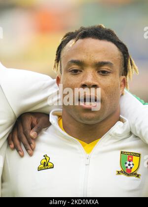 Pierre Kunde du Cameroun pendant le Cameroun contre Cap Vert, coupe africaine des nations, au stade Olempe sur 17 janvier 2022. (Photo par Ulrik Pedersen/NurPhoto) Banque D'Images