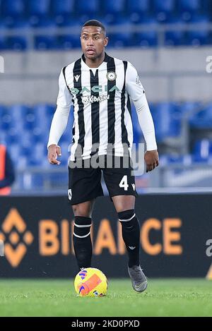 4during le match de la coupe italienne entre SS Lazio et Udinese Calcio au Stadio Olimpico, Rome, Italie, le 18 janvier 2022. (Photo de Giuseppe Maffia/NurPhoto) Banque D'Images