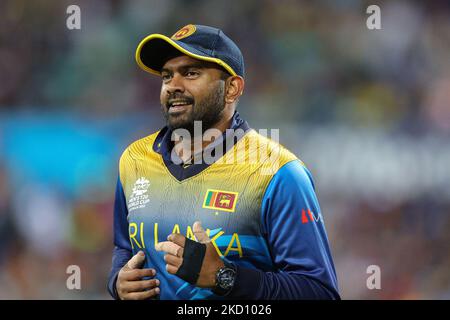 Sydney, Australie. 05th novembre 2022. 5th novembre, Sydney Cricket Ground, Sydney Australie: T20 International Cricket, Sri Lanka contre l'Angleterre; Bhanuka Rajapaksa du Sri Lanka prenant sa position dans l'outfield Credit: Action plus Sports Images/Alay Live News Banque D'Images