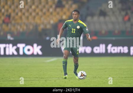 Abdou Diallo du Sénégal pendant le Sénégal contre la Guinée équatoriale, coupe africaine des nations, au stade Ahmadou Ahidjo sur 30 janvier 2022. (Photo par Ulrik Pedersen/NurPhoto) Banque D'Images