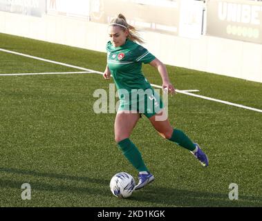 Coventry United LFC Charlie Estcourt lors de la FA Women's FA Cup quatrième tour proprement dit entre Billericay Town Women et Coventry United WFC au New Lodge Stadium , Billericay, Royaume-Uni, le 30th janvier 2022 (photo par action Foto Sport/NurPhoto) Banque D'Images