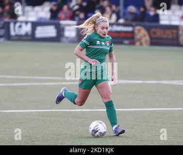 Coventry United LFC Charlie Estcourt lors de la FA Women's FA Cup quatrième tour proprement dit entre Billericay Town Women et Coventry United WFC au New Lodge Stadium , Billericay, Royaume-Uni, le 30th janvier 2022 (photo par action Foto Sport/NurPhoto) Banque D'Images