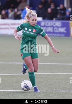 Coventry United LFC Charlie Estcourt lors de la FA Women's FA Cup quatrième tour proprement dit entre Billericay Town Women et Coventry United WFC au New Lodge Stadium , Billericay, Royaume-Uni, le 30th janvier 2022 (photo par action Foto Sport/NurPhoto) Banque D'Images